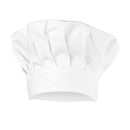 Unisex Chef Hat Adjustable Cook Hat Baker Hat Elastic Cap White