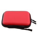 2.5inch Portable External Hard Drives Hard Shell Carry Bag Case 135x105x35mm Red