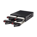 4x2.5"SATA SSD To 5.25 Drive Bay Hot Swap Mobile Rack HDD Docking Station