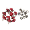Pack of 10 Dome Mushroom Cap Rivet Stud Spike Nail Buttons DIY Leathercraft 8.5mm