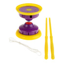 3-Bearing Diabolo Kids Diabolo Set w/ Handstick & String Chinese Yo Yo Purple