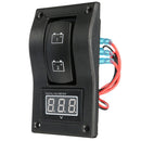 High Quality DC 12V Car Boat Dual Battery Test Panel Rocker Switch LED