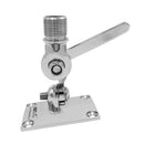 Heavy Duty 316 Stainless Steel Adjustable VHF Antenna Base Ratchet Mount for Boat Marine