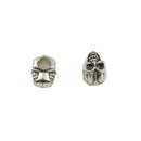 20 Pieces Tibetan Silver European Large Hole 3D Skull Halloween Spacer Beads