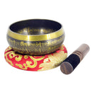 Tibetan Singing Bowl Set Wood Striker Mat Pillow Cushion for Meditation Yoga Buddhism Buddhist Gifts Home Decor Crafts