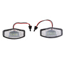 1 Pair Number License Plate LED Light Lamp For Honda Civic City 4D Legend