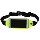 Multi-functional Running Zipper Pockets Waist Phone Bag Pack - Fluorescent Green