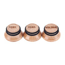 3 Pcs MAPLE Speed Volume Tone Control Knob for Electric Guitar Bass Parts