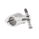 Boat Canopy Cover Fitting Clamp Mount Suits for 7/8" 22MM OD Tube Hinged Marine Grade 316 Stainless Steel