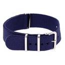 Durable Nylon Watch Band Strap 20mm/23.5cm Blue