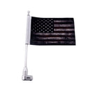 Motorcycle Flag Pole Mount and USA Flag ?Motorcycle Flagpole Mount for Honda Goldwing Yamaha VTX Etc ?Retro Style?