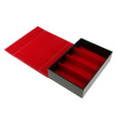 Fashionable Magnetic Design 4 Slot Eyeglasses Sunglasses Glasses Jewelry Storage Holder Display Case Box for Home Shop Use Red
