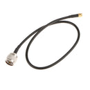 90mm / 0.29inch RF Pigtail Cable SMA Male to BNC Male Adapter Connector