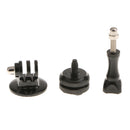 Tripod Mount Adapter + 1/4'' Hot Shoe + Long Thumb Screw For Gopro Hero 5 4 3