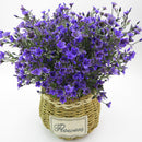 Dried Artificial Flower Home Office Kitchen Tabletop Centerpieces Decor Purple Lavender