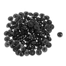 Mushroon Doll Eyes Plastic Sewing Buttons Animal Craft Round Noses Black 15mm