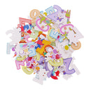 50 Pices Wood Buttons 2 Holes Cartoon Animals Numbers Sewing Scrapbooking Craft