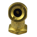 1/4" Car Tyre Inflator Compressor Valve Connector Air Chuck Ball Tire Golden