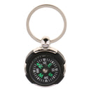 Fashion Mini Compass Key Ring Chains Classic 3D Solid Keychain