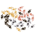 40 Piece Wholesale Flower Rose Shape DIY Pendant Charms Necklace Earrings Jewelry Making 20x10mm