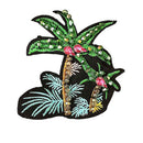 DIY Embroidered Coconut Tree Patch For Cloth Sewing Appliques Embellishment
