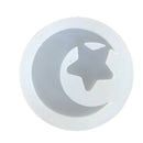 Silicone Mold With Hanging Hole Jewelry Pendant Charm DIY Crafts Making Moulds Moon Star Shape