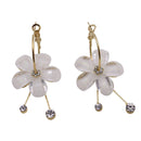Fashion Women Jewelry Sweet Five Fowers Earrings Fringed Flowers Ear Studs