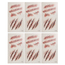 Halloween Bloody Waterproof Temporary Tattoo Stickers Scars Body Sticker
