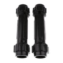2 Pieces Screwed Joints for Kayak Canoe Inflatable Boat Paddles Black