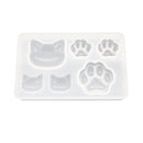 DIY Cabochon Silicone Mold Cat Claw Jewelry Necklace Pendant Crafts Molds