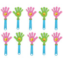 10x Party Favours Noisemakers Hand Clappers 11inch for Concert Sports Games Party Cheering Props Random Color