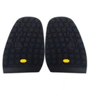 Footful Pair Rubber Half Soles Anti Slip Shoe Repair Black