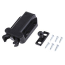 BLACK Push To Open Magnetic Door Drawer Cabinet Catch Touch Latch Press Lock