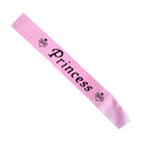 Birthday Princess Bachelorette Party Sash Pink