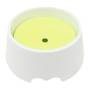 No Spill Do Not Wet the Pet Bowl No Splash Dog Cat Dish Feeder Water Drinker -Green