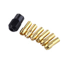 6 Pieces Drill Chuck Brass Mini Electric Bit Collets with Brass Screw Adapter