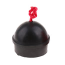 Snooker Rubber CHALK HOLDER / Billiards Cue Chalk Grip with Cord - Black