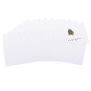 Pack of 10 Mini Angel Metal Wedding Birthday Invitation Gift Card with Envelopes