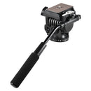 Flexible Camera Fluid Tripod Head Mount w/Quick Release Plate 1/4''&3/8''Screw