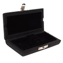 1Pc Wooden Oboe Reeds Case Holder Box for 3x Reeds Capacity Instrument Accs Black