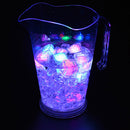 Clear Modern Plastic RGB LED Water Coffee Pot Tea Jug Kettle Pitcher 1.8L