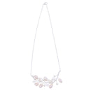 Crystal Rhinestone Faux Pearls Pendent Necklace Woman Jewelry Lover Gift