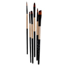 6pcs Nylon Hair Paint Brush Set Artist Watercolor Acrylic Oil Painting Supplies B720
