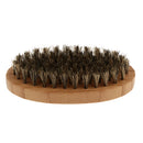 Soft Oval Palm Beard Wooden Brush Can Easy Grooming Mustache Styling For Men