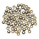 100 Pieces Metal Hollow Rivet DIY Punk Leather Shoes Bag Bracelet Rapid Stud