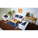 European Style 2 Pieces Floral Cushions Pillow for 1/12 Dollhouse Sofa Bed Accessories Decor