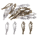 20 Pcs Mixed Hollow Angel Wing Charms Pendants Bookmark DIY Necklace Jewelry