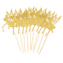 Pack of 10 Glitter Paper Fairy Cupcake Picks Cake Topper for Wedding Baby Shower