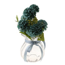 1 Bunch of Artificial Chrysanthemum Ball Silk Flowers Bouquet For Home Decor Wedding Table Centerpiece Baby Shower Party DIY Flowers Blue