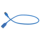 USB 3.0 A Male Plug to Female Socket Super Fast Extension Cable Cord for VGA Interface 0.5Meter